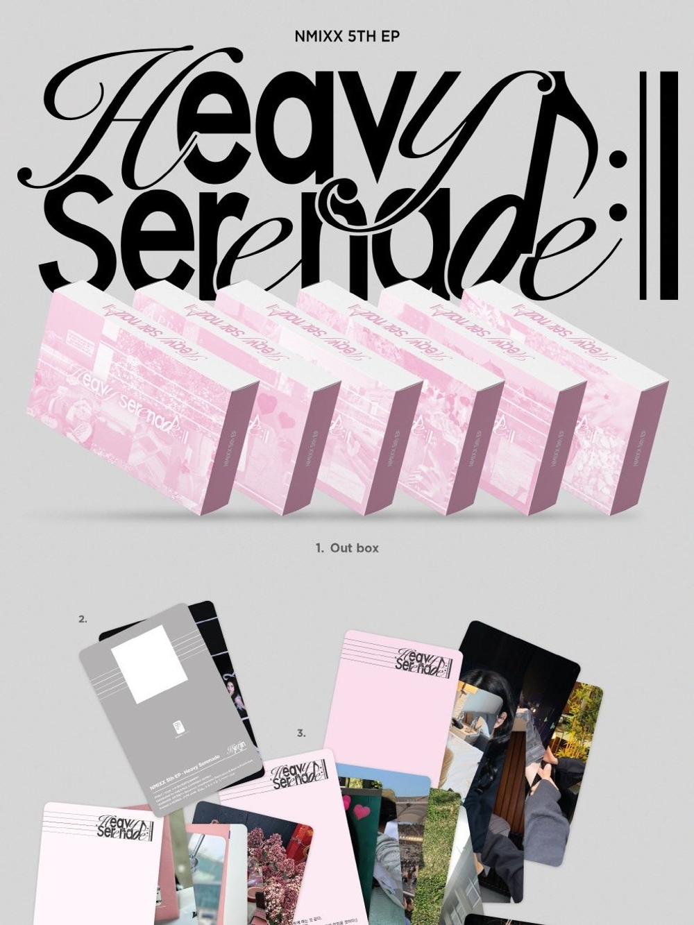 Альбом NMIXX - HEAVY SERENADE 5th EP Album POCAALBUM 6 Version SET