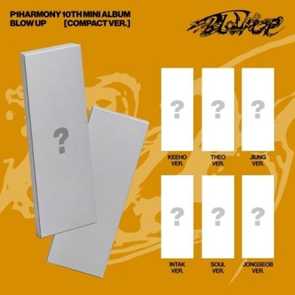 (ПРЕДЗАКАЗ) Альбом P1Harmony - BLOW UP 10th Mini Album COMPACT 6 Version SET
