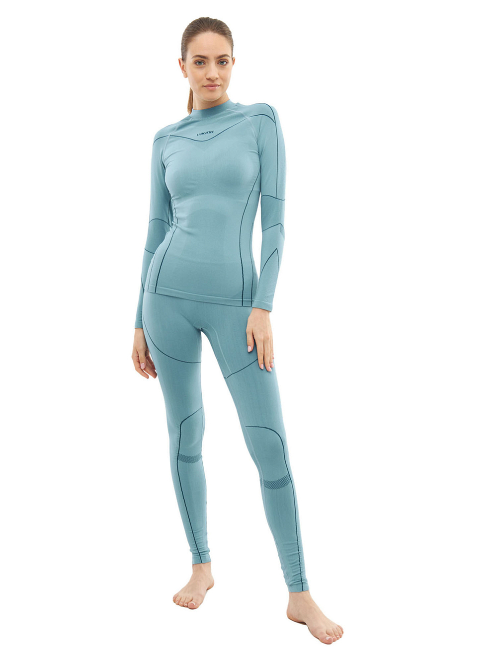 Комплект термобелья VIKING Gaja Turtle Neck Lady Set Turquise (US:XL)