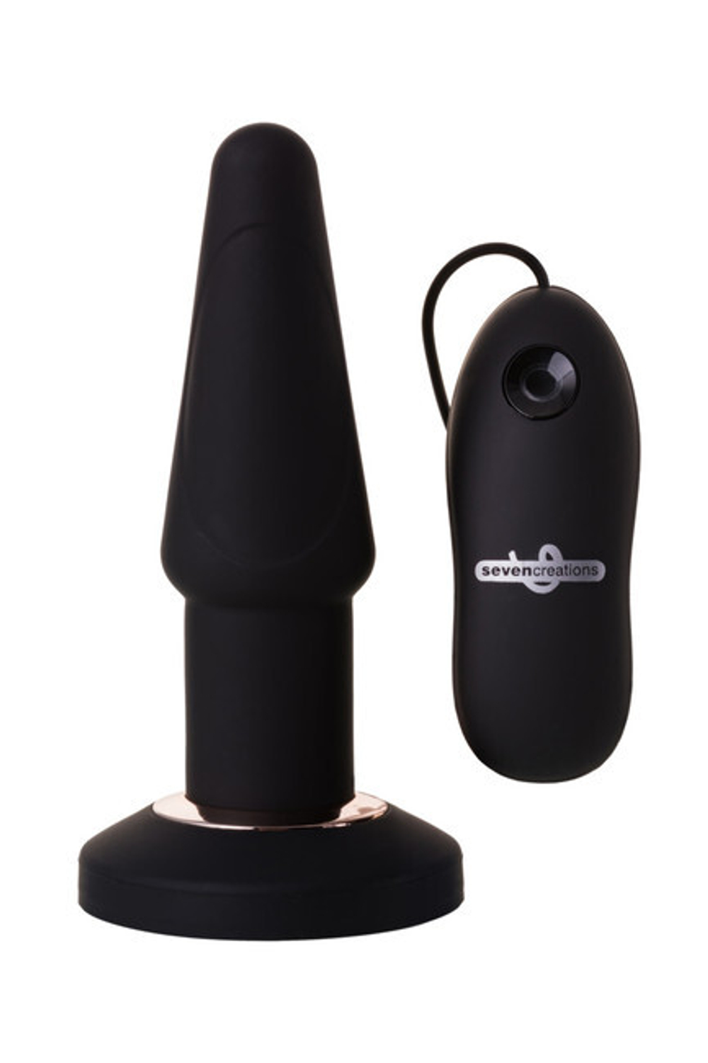 Анальная пробка с вибрацией Apex Butt Plug Large (Цвет: черный)