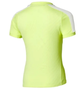Женская теннисная футболка Mizuno Tennis Short-Sleeve - lime pulp