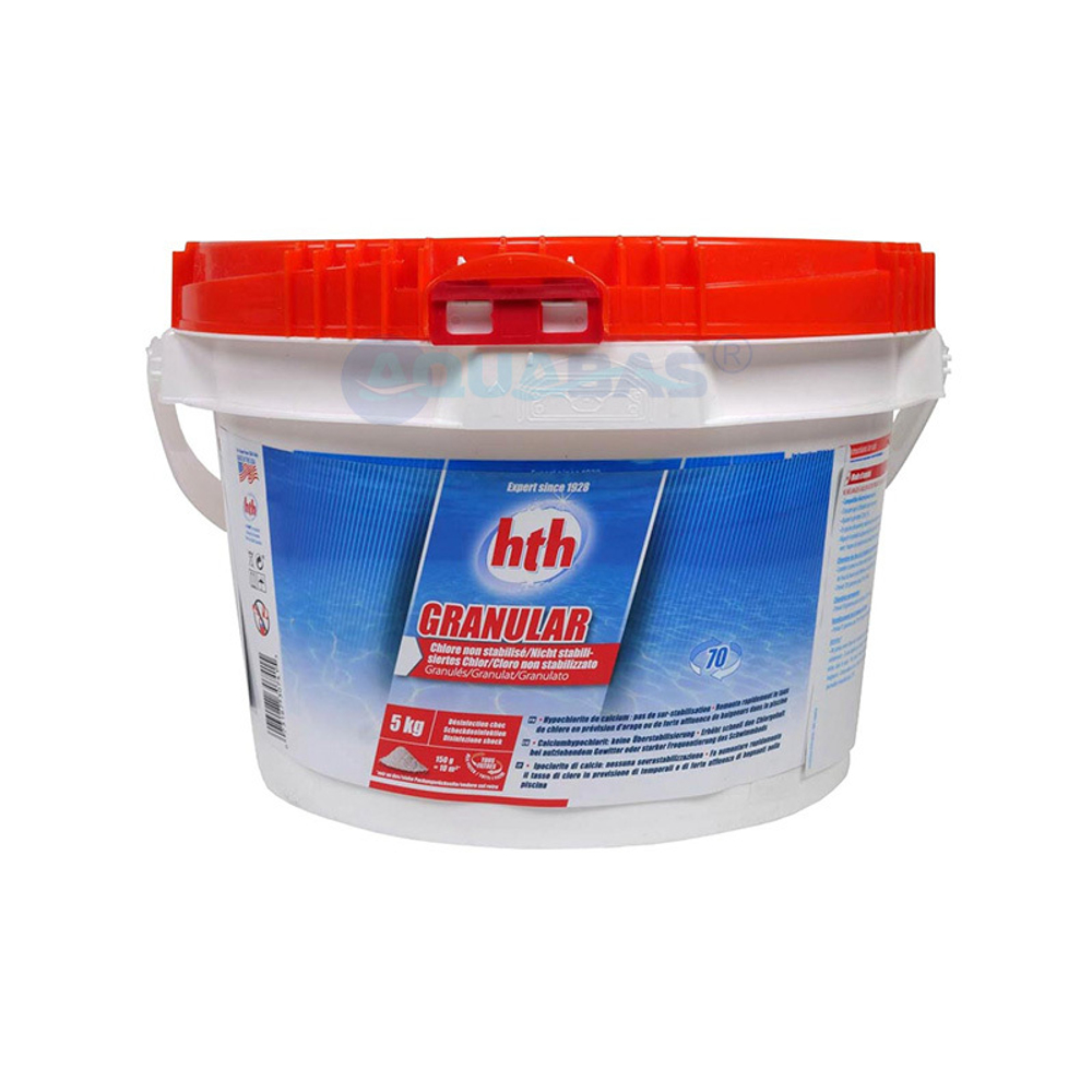 Гипохлорит кальция hth GRANULAR хлор в гранулах 5 кг (30741)