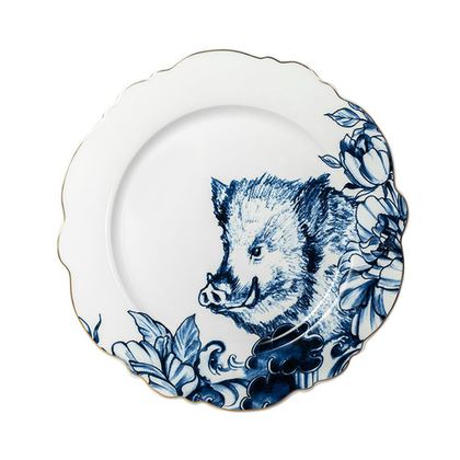 Тарелка Loveramics Flea Market White/Blue d113-01b