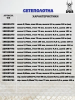 Сетеполотно леска, толщина 0,6, ячея 65