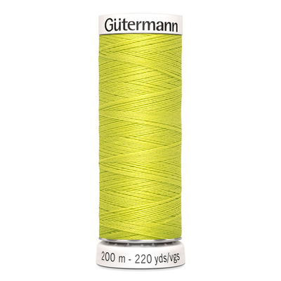 01 Нить Sew-All 100/200 м для всех материалов, 100% полиэстер Gutermann 748277 (334 желто-зеленый)