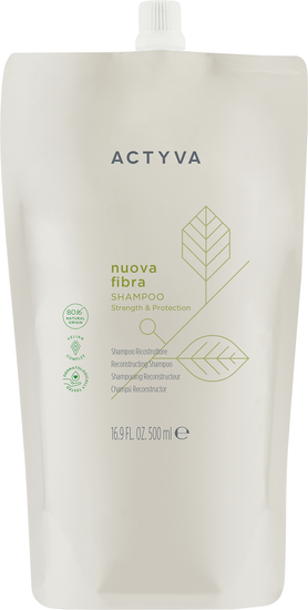 Actyva Шампунь для восстановления структуры волос Nuova Fibra Shampoo, 500 мл
