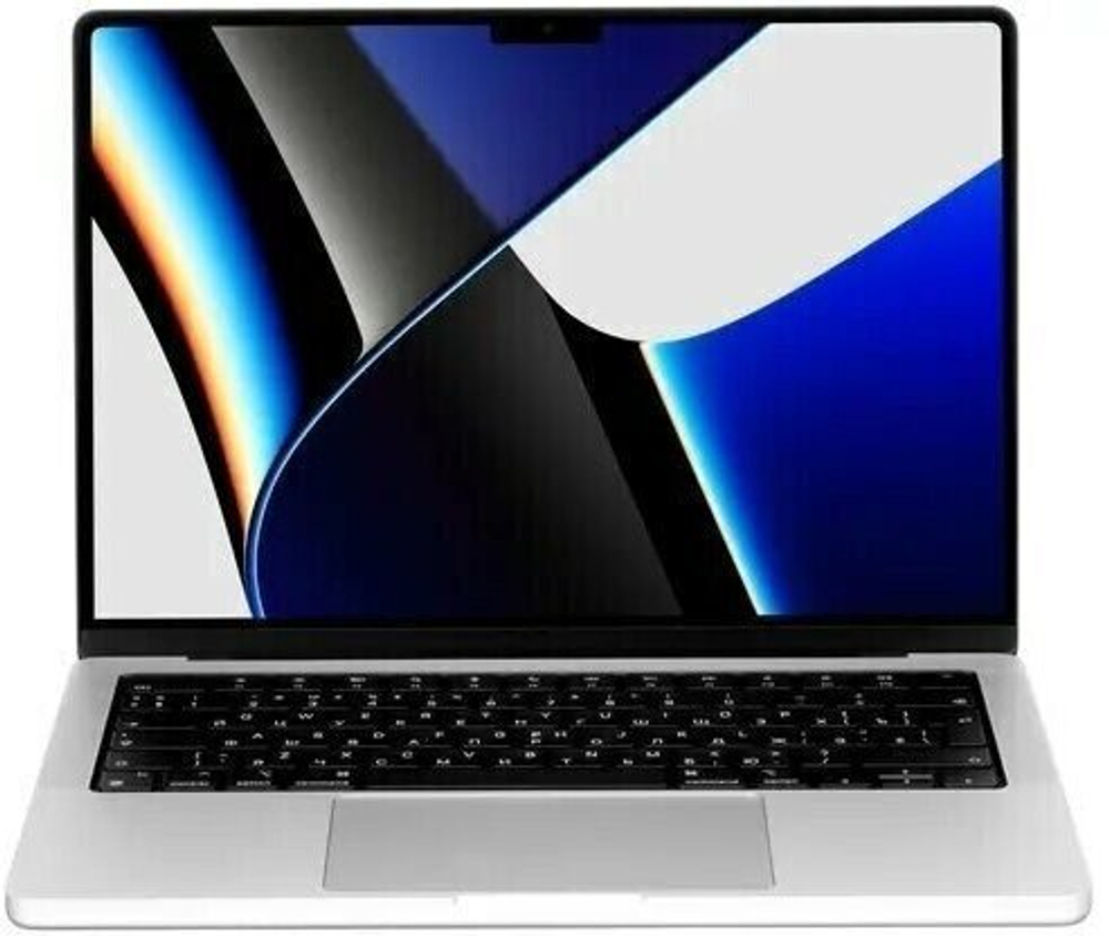 Ноутбук Apple MacBook Pro 14" A2442 (MKGR3X/A) 14"/Apple M1 Pro/RAM 16GB/SSD 512GB/14 Core GPU/3024*1964/Retina/Mac Os/Подсветка кл-ры: нет/серебристый. Состояние: B1