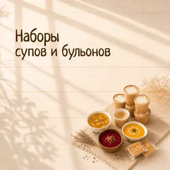 Набор супов и бульонов