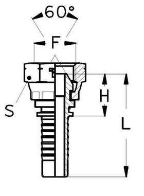 Фитинг DN 06 DKM (Г) 16x1.5