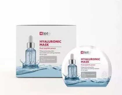 Маска тканевая TETe Cosmeceutical BOX Hyaluronic Mask " Anti-ageing solution”
