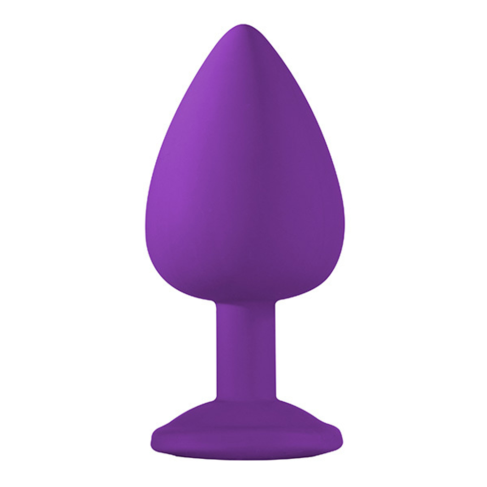 Анальная пробка 9,5см Lola Games Emotions Cutie Large Purple Clear Crystal 4013-06Lola