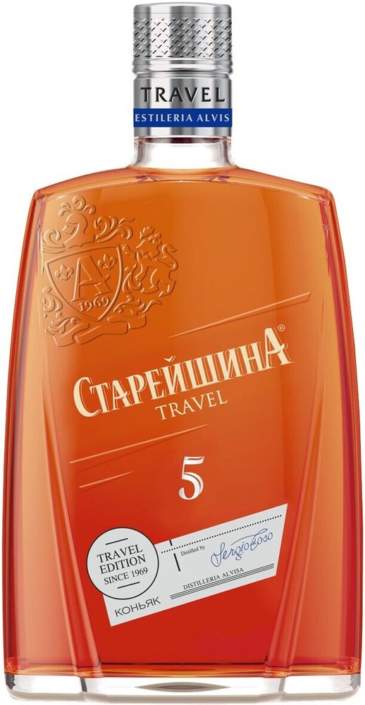 Коньяк Старейшина Трэвел 5 лет Коньяк Старейшина Трэвел 5 лет