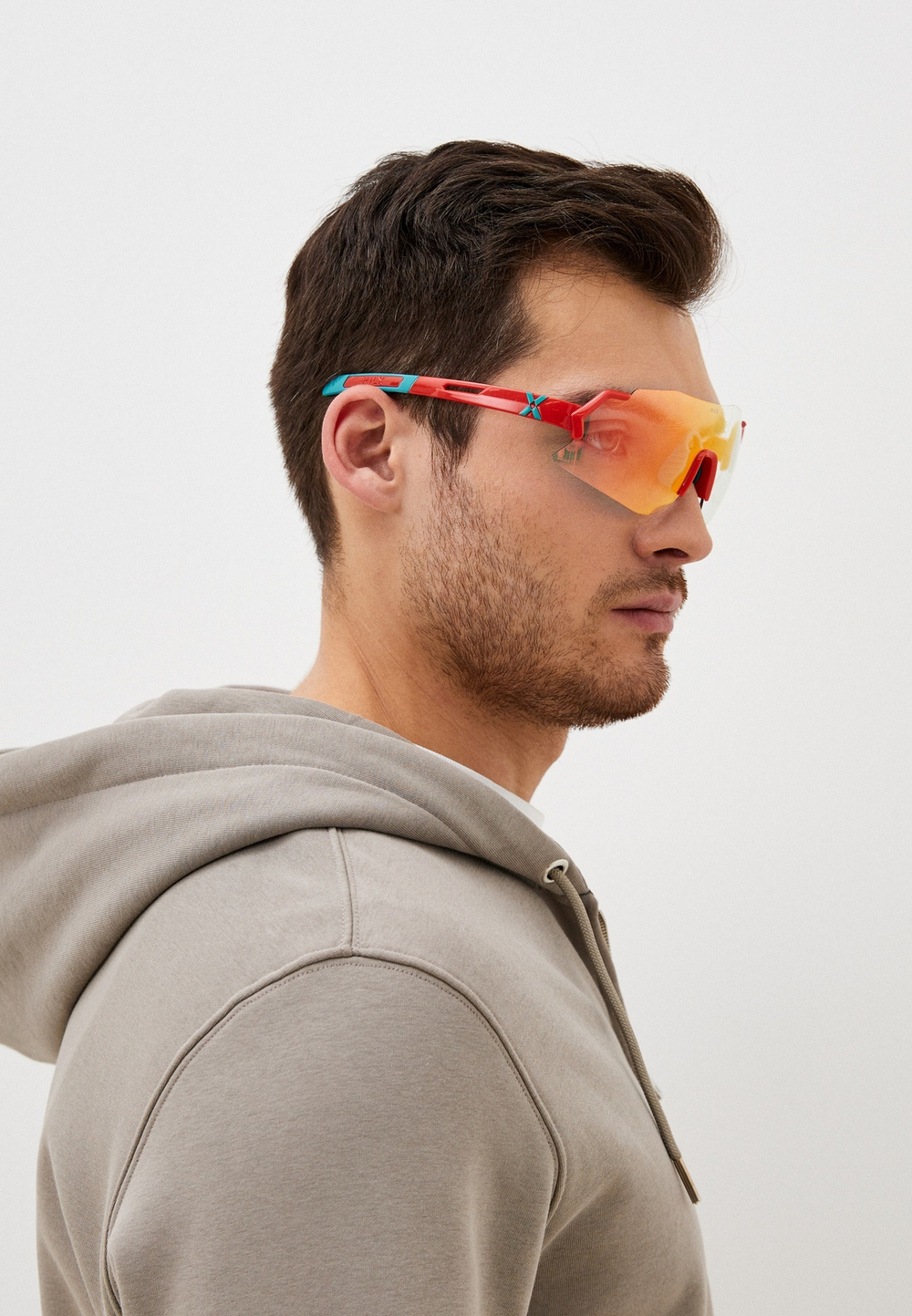 Спортивные очки HILX Savage 2.0 Shiny Red Blue / Trail Lens