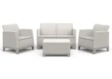Keter Комплект мебели Сканди Форма (Scandi Forma set with 2 seater sofa and storage box jute table Pebble Grey & Soft beige ) бежевый — фото 1