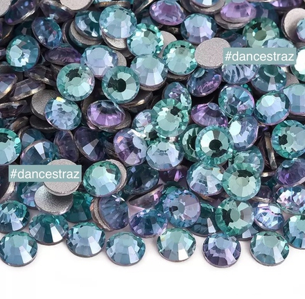 Стразы клеевые, Dream Aquamarine, P214, SS40, 144, (F2)