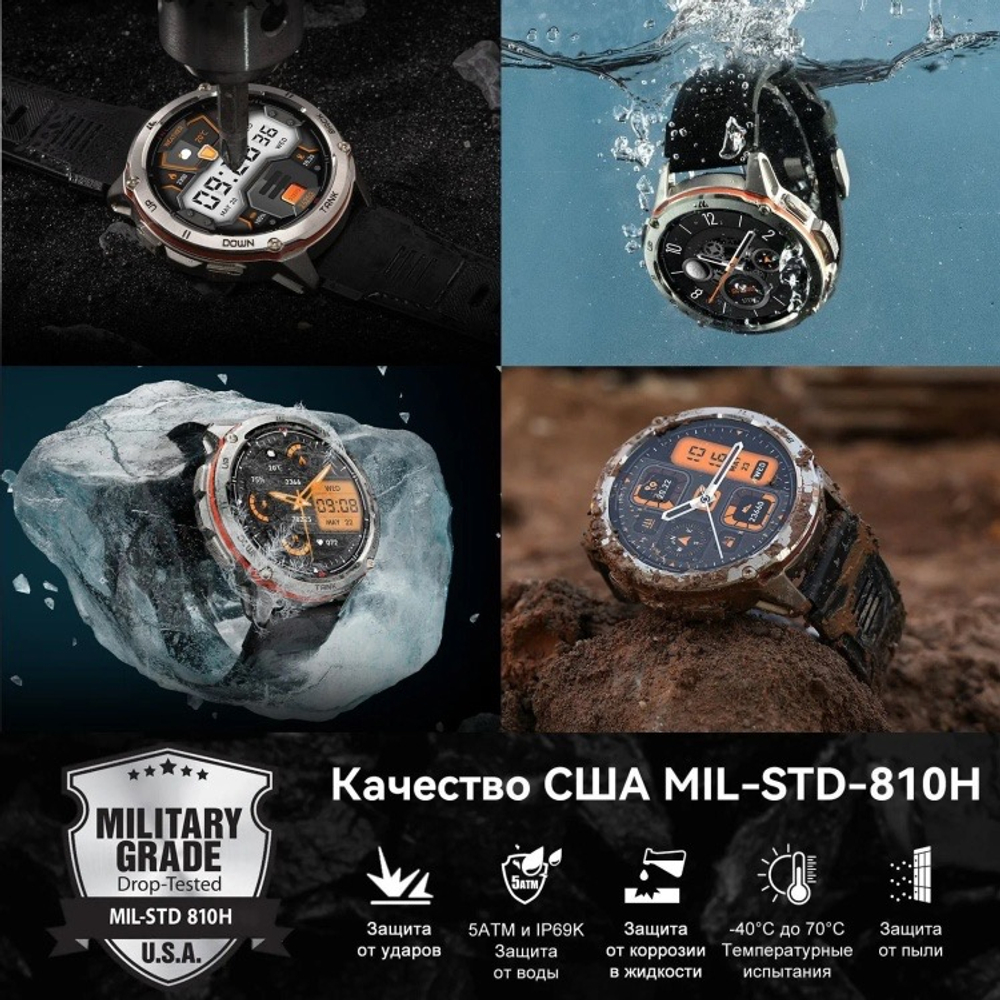 KOSPET TANK T3 ULTRA 2 48 мм серебристый-черный