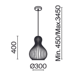Подвесной светильник Maytoni Roots MOD192PL-01W1