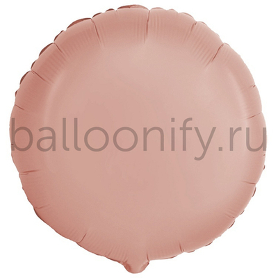 Фольгированная фигура, круг 18"/46СМ Пастель Light Orange