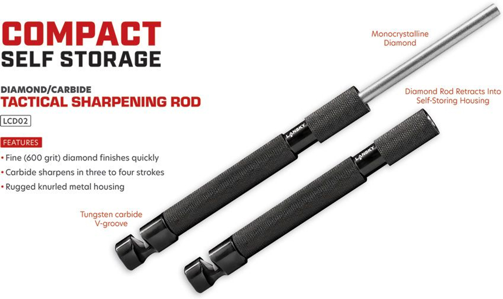 Точилка тактическая Lansky Rod Diamond/Carbide