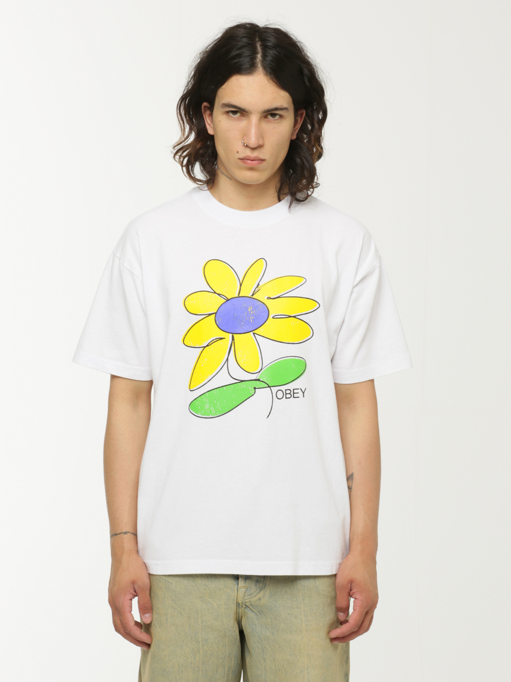 Мужская Футболка Obey Sun Flower