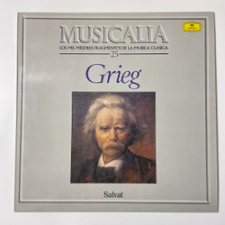 Винтажная виниловая пластинка LP Musicalia 25. Grieg, Григ Пер Гюнт (Испания 1986)