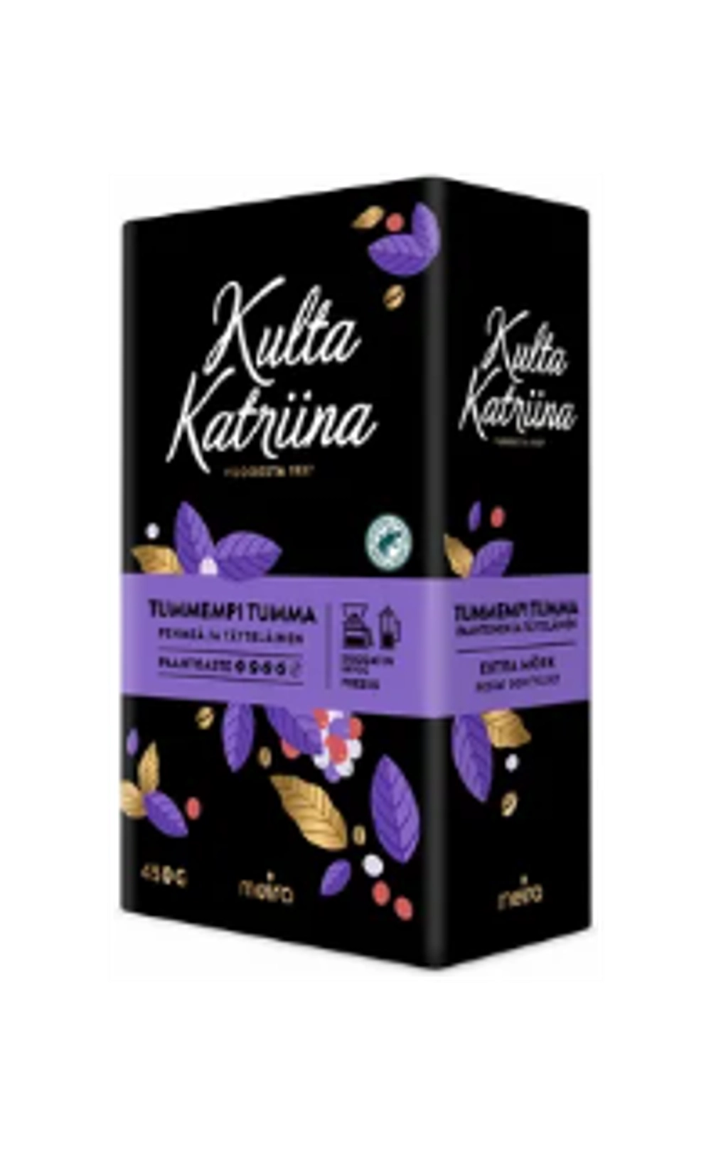 Кофе молотый очень темной обжарки 100% арабика Tumma Paahto TM Kulta Katriina, 500 г