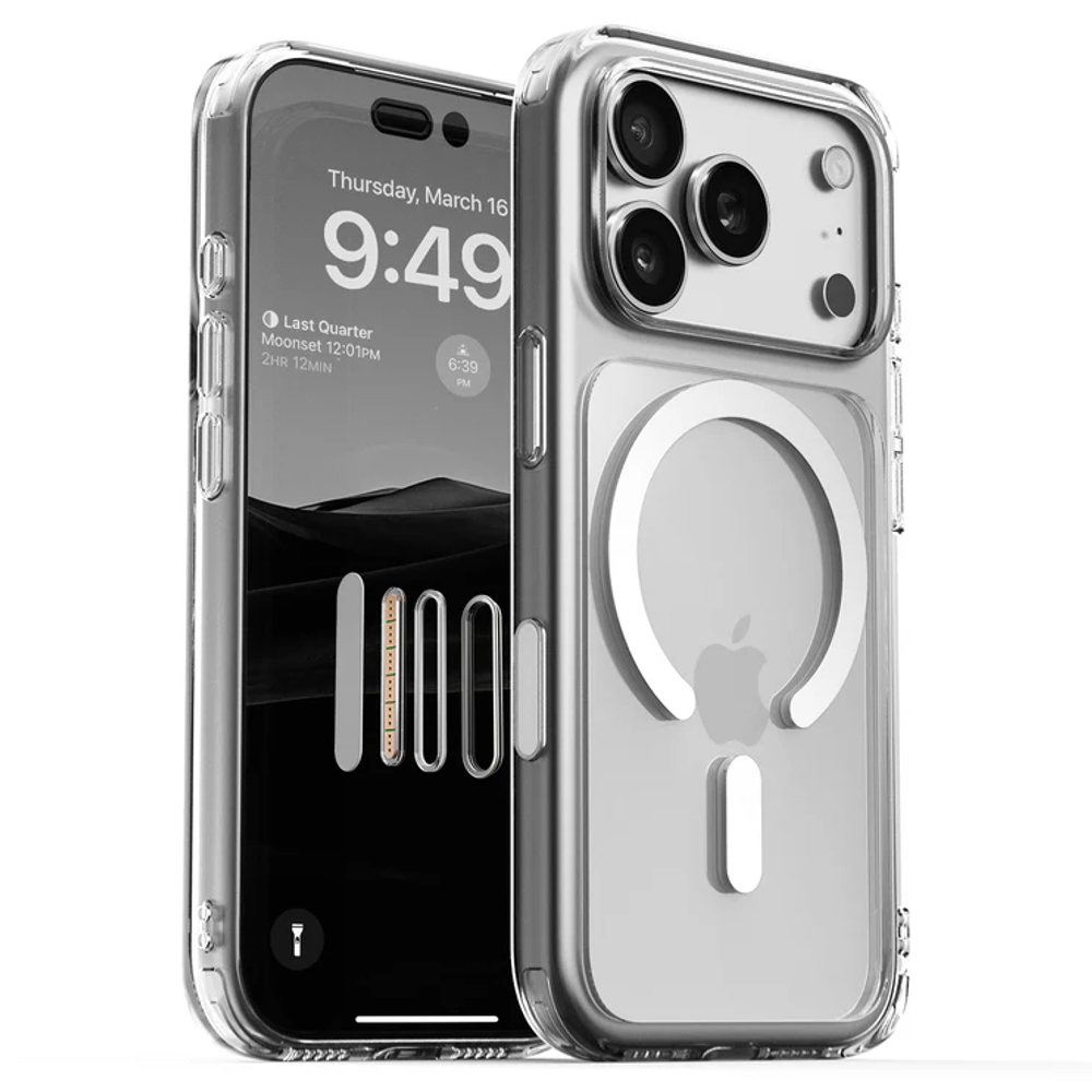 Силиконовая накладка Clear Case MagSafe IPhone 17 Pro Max Силиконовая накладка Clear Case MagSafe IPhone 17 Pro Max