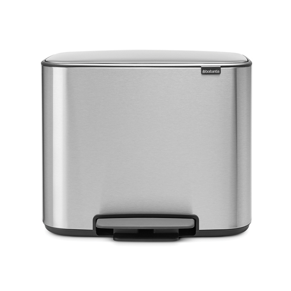 Мусорный бак Bo Pedal Bin 36л Brabantia Стальной матовый Fingerprint Proof