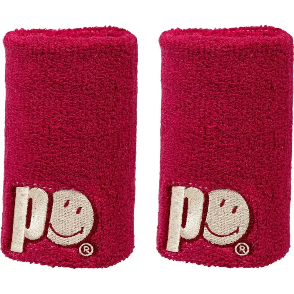 Напульсник теннисный Prince X Smiley Wristband Long 2P - pink raspberry