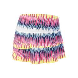 Женская теннисная юбка Lucky in Love Tie Dye Feels Scallop Skirt Women - Multicoloured