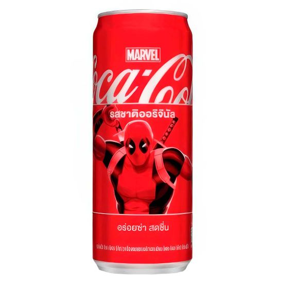 Газированный напиток Coca-Cola Marvel Edition 325мл (Таиланд)