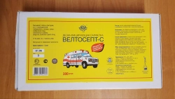 Салфетки ВЕЛТОСЕПТ-С (для обработки инъекционного поля), 60 х 100 мм (100шт)
