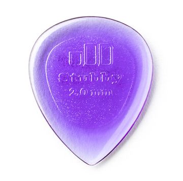 Медиаторы 6шт, 2,0мм, Dunlop 474P2.0 Stubby Jazz