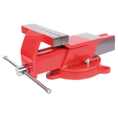 Тиски стальные поворотные с наковальней FORCEKRAFT FK-6540806W