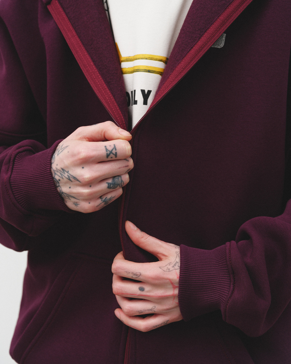 Zip-Up Hoodie Potent Purple