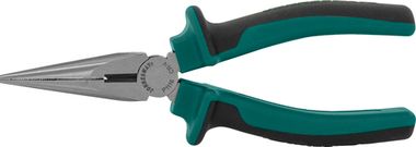 P1116 Длинногубцы прямые с двухкомпонентными рукоятками, 160 мм
