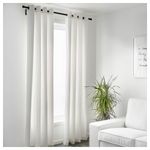 Комплект штор IKEA MERETE (МЕРЕТЕ), Белый, 145x250 см, 2 шт