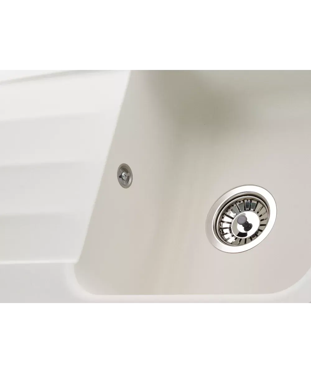 Кухонная мойка Kuppersberg LIRA 1B1D WHITE ALABASTER фото 3