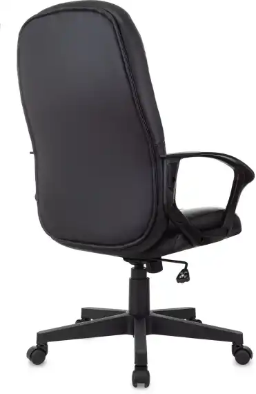 Кресло руководителя Бюрократ T-898 черный Leather Black экокожа крестов. пластик