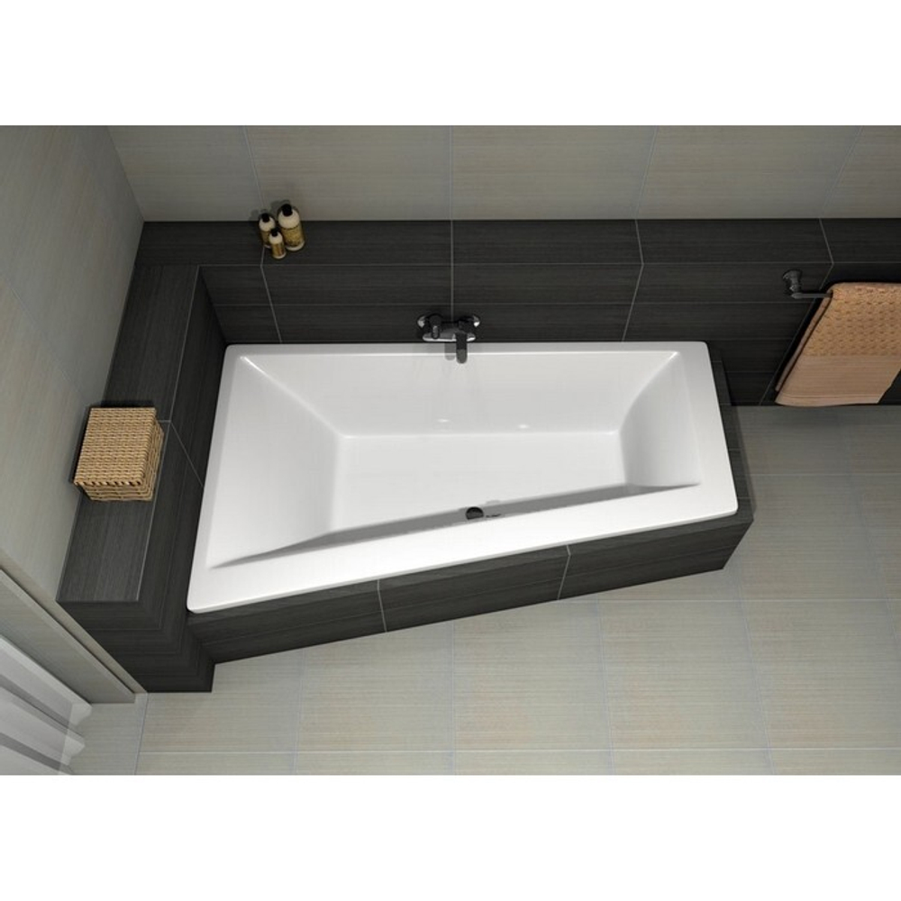 Акриловая ванна Excellent Sfera Slim 170x100 лев. WAEX.SFL17WHS