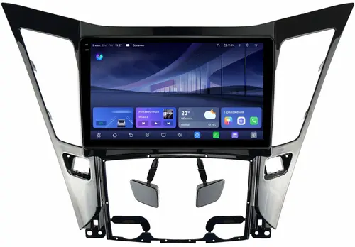 Магнитола для Hyundai Sonata 2010-2013 (YF) - Kuberg QLed+2K, Android 14, TS105, Быстрейшая, CarPlay, SIM-слот