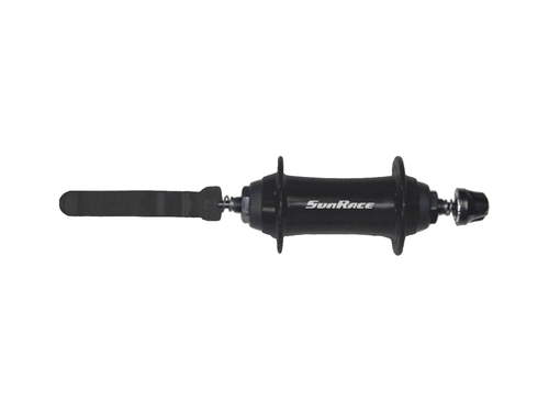 Втулка передняя HBM63.F0QS.DS0.BX 06-201506 M63 (перед,с эксц) 32H, 100/110, алюминий, мат черн, (инд,уп) SUNRACE