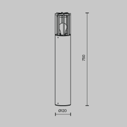 Ландшафтный светильник Outdoor O453FL-01GF