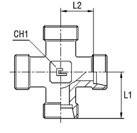 Соединение PX DL10 16х1.5 (корпус)