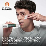 Паста S.O.S. L'Oreal Men Expert  Derma Control  для жирной кожи с ниацинамидом и гликолиевой кислотой, 45 мл (Франиция)