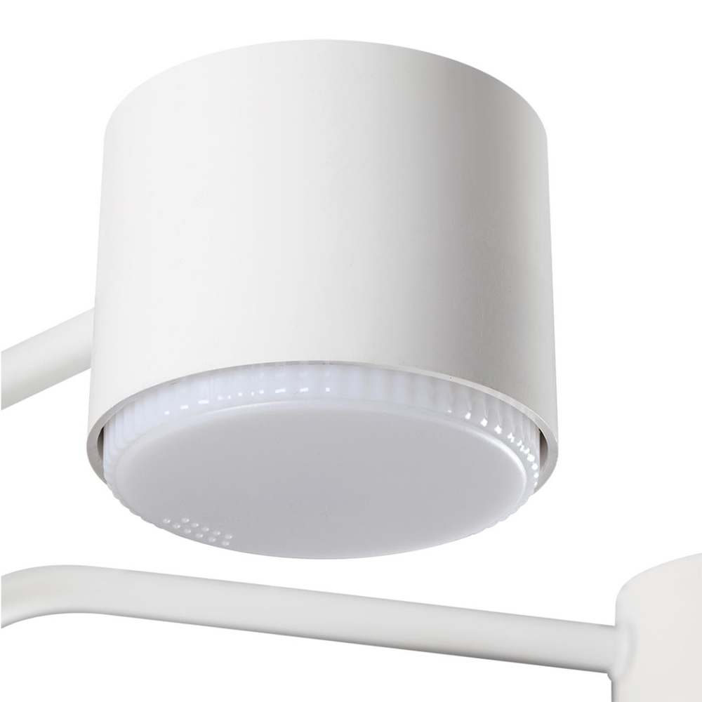 8231/6C COMFI LN26 336 белый, металл/дерево/пластик Светильник потолочный LED GX53 6*9W 220V RONDO