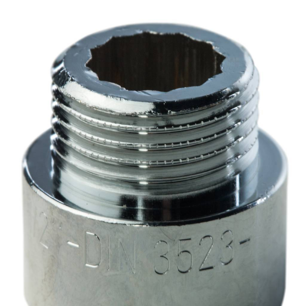 Удлинитель ВР/НР хромированный 1/2"X15