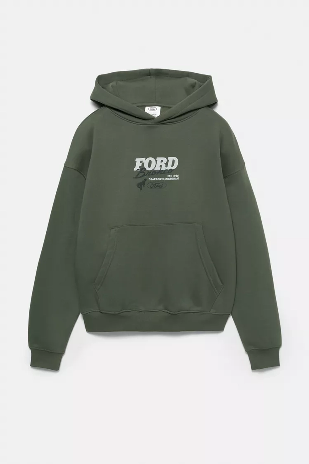 PULL&BEAR Толстовка Ford Bronco, хаки