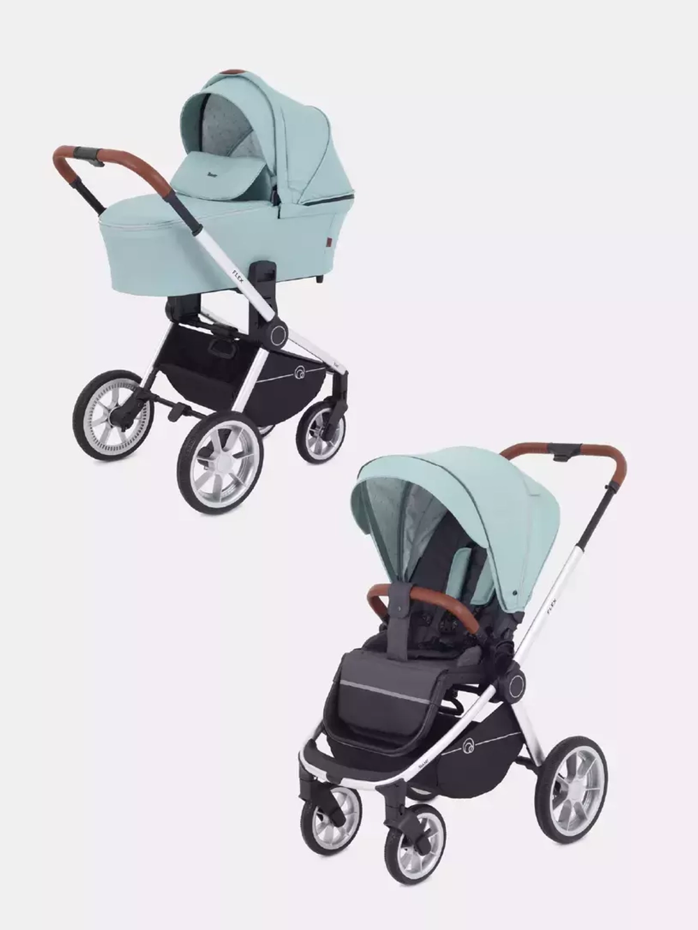 Коляска детская "FLEX" (2в1) RA070 Ocean Green