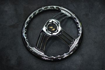 Спортивный руль W-Power Oldschool кожа